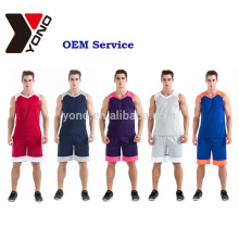 Basketball Jersey Uniform setzt benutzerdefinierte Sublimationsdruck Basketball einheitliche Kits